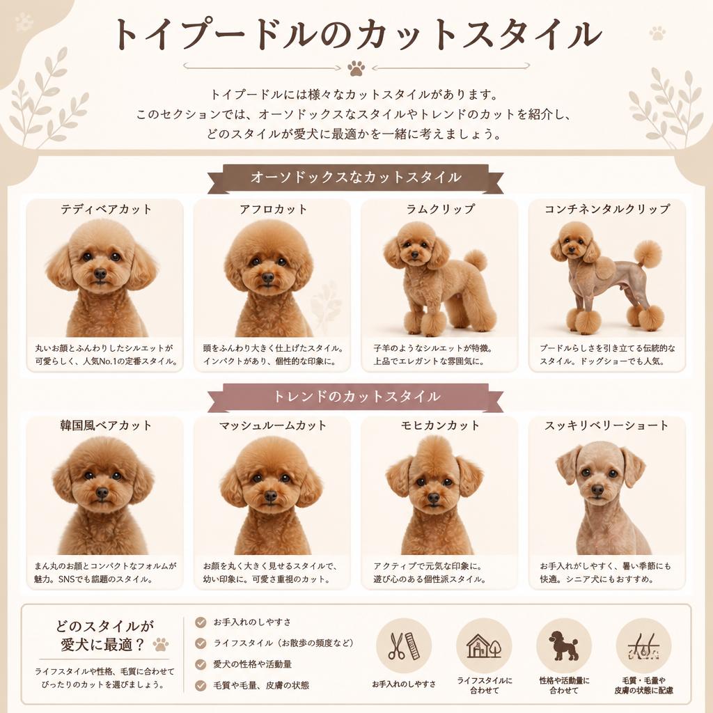 多彩なカットスタイル